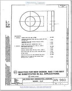 An960 Washer Size Chart