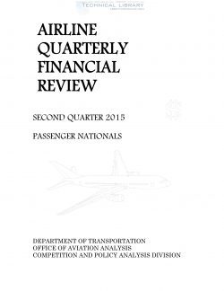 Airline Quarterly Financial Review - Second Quarter 2015 - Passenger Nationals