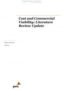 Airports Commission - Cost & Commercial Viability; Literature Review Update - July 2015