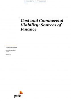 Airports Commission - Cost & Commercial Viability; Sources of Finance - July 2015