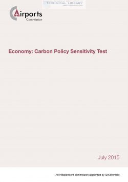 Airports Commission - Economy; Carbon Policy Sensitivity Test - July 2015
