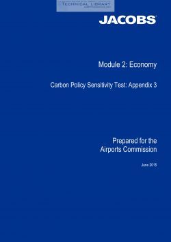 Airports Commission - Module 2; Economy - Carbon Policy Sensitivity Test; Appendix 3