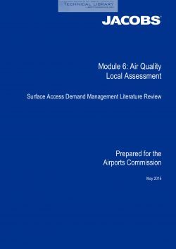 Airports Commission - Module 6; Air Quality Local Assessment; Surface Access Demand Management Literature - May 2015
