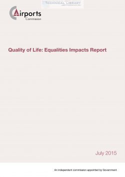 Airports Commission - Quality of Life; Equalities Impacts Report - July 2015