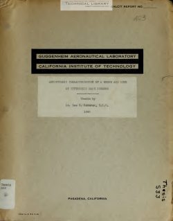 L. R. Scherer - Aerodynamic Characteristics of a Wedge and Cone at Hypersonic Mach Numbers - 1950