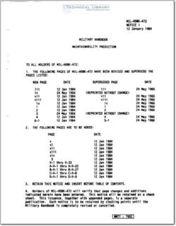 MIL-HDBK-472 NOT 1