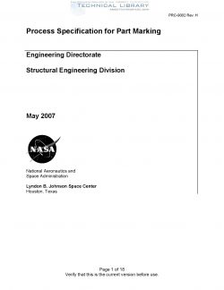 NASA-PRC-9002H Process Specification  for Part Making