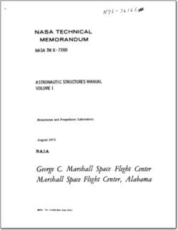 NASA TM-X-73305 Astronautics Structures Manual Volume I