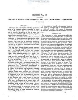 Naca Report 463 Abbott Aerospace Uk Ltd