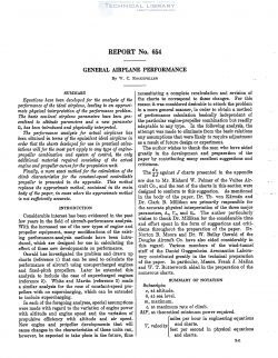 Naca Report 654 Abbott Aerospace Uk Ltd